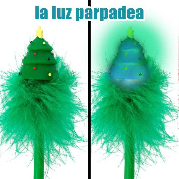 Bolígrafo Luminoso - Papá Noel y árbol con luz - Writing is Magic - Legami - Imagen 3